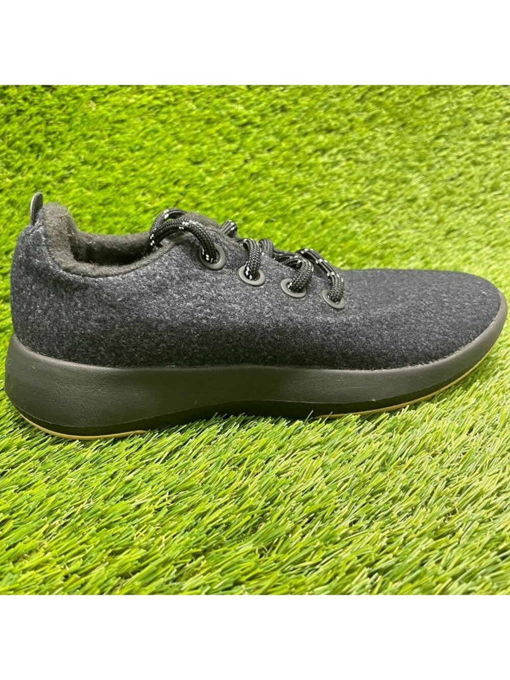 Allbirds Wool Runner Mizzle Womens Size 8 Black Athletic Running Shoes Sneakers